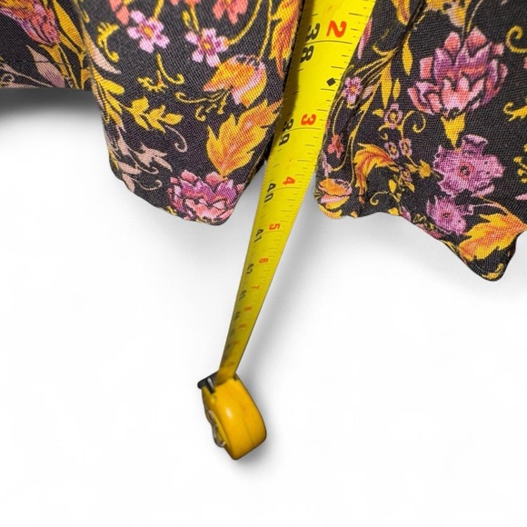 Torrid Black and Floral Midi Dress - Picture 6 of 9